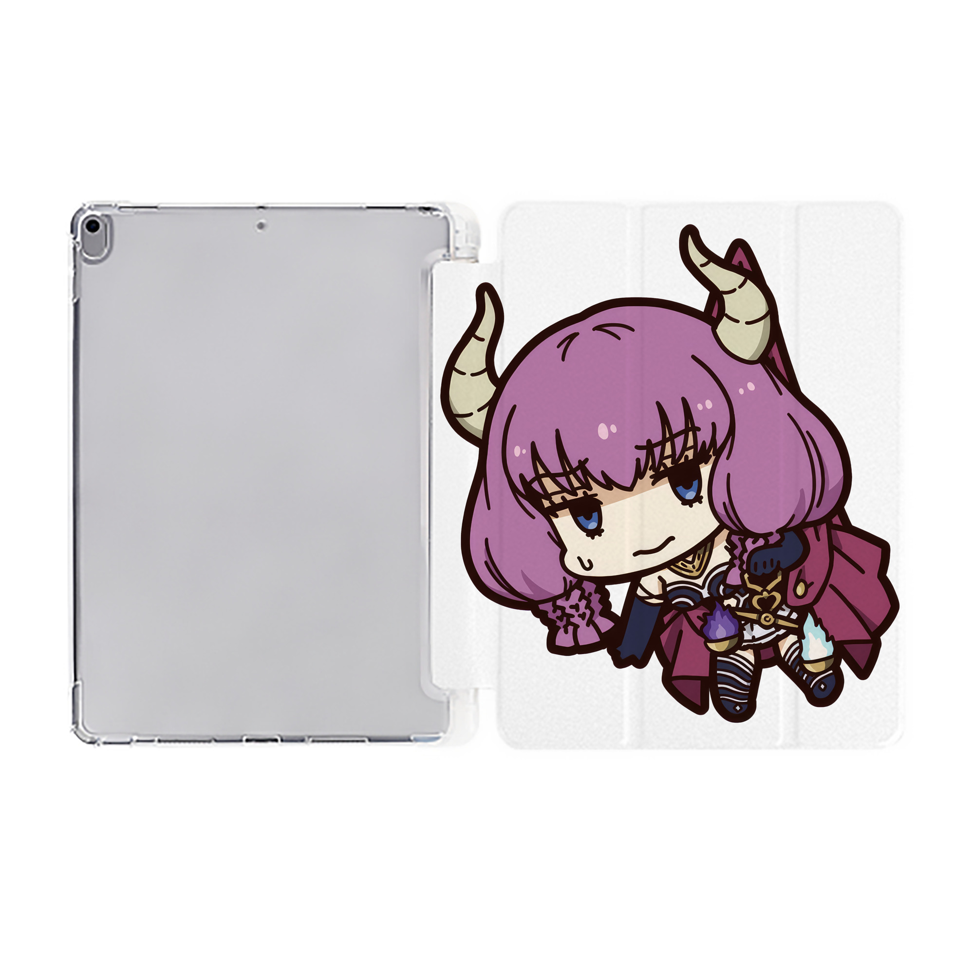 （画像用） 葬送のフリーレン Frieren IPad ケース ペン収納付き 三つ折りスタンド PUレザー×シリコン 対応機種9.5/10.5/10.9インチ
